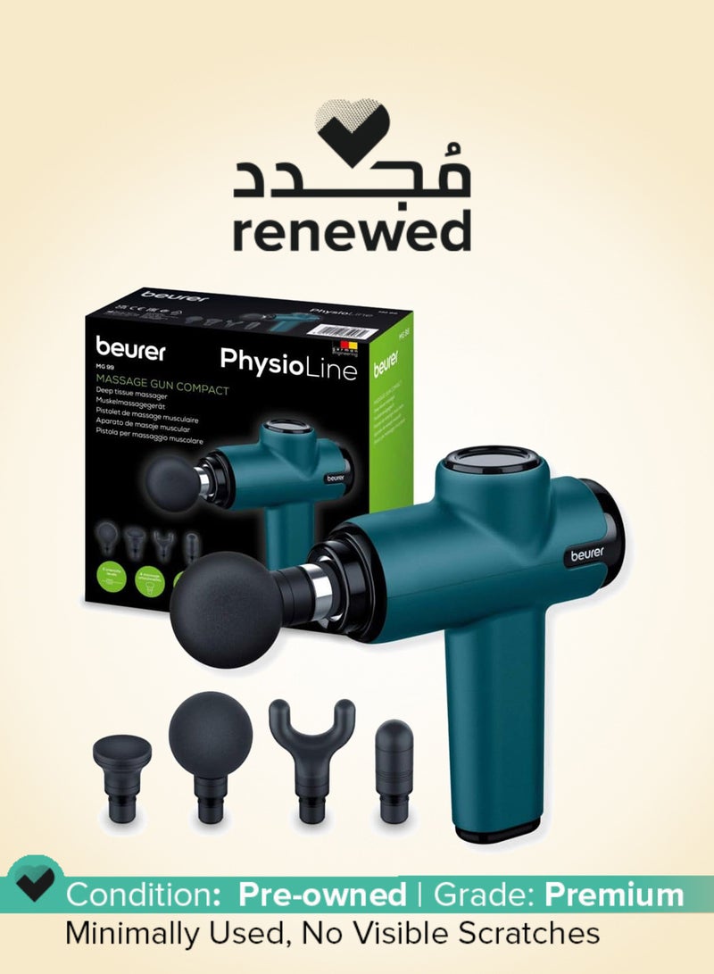 Beurer Renewed - Beurer MG 99 Compact Massage Gun with 4 Attachments and 5 Intensity Levels - Image 1